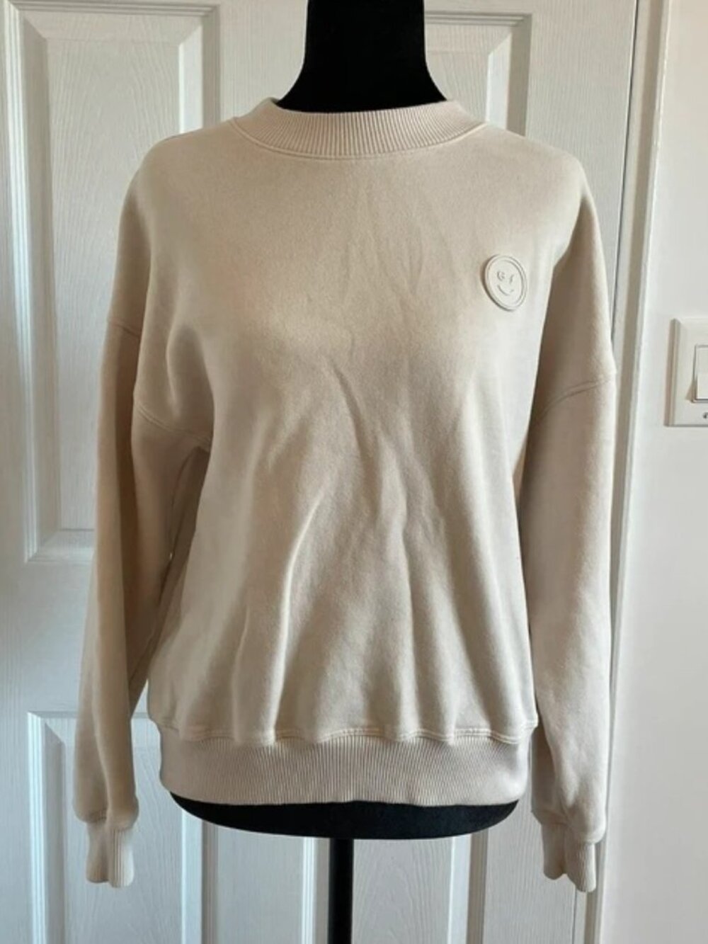 Gilly Hicks Women’s Cream Crewneck Sweatshirt XXS